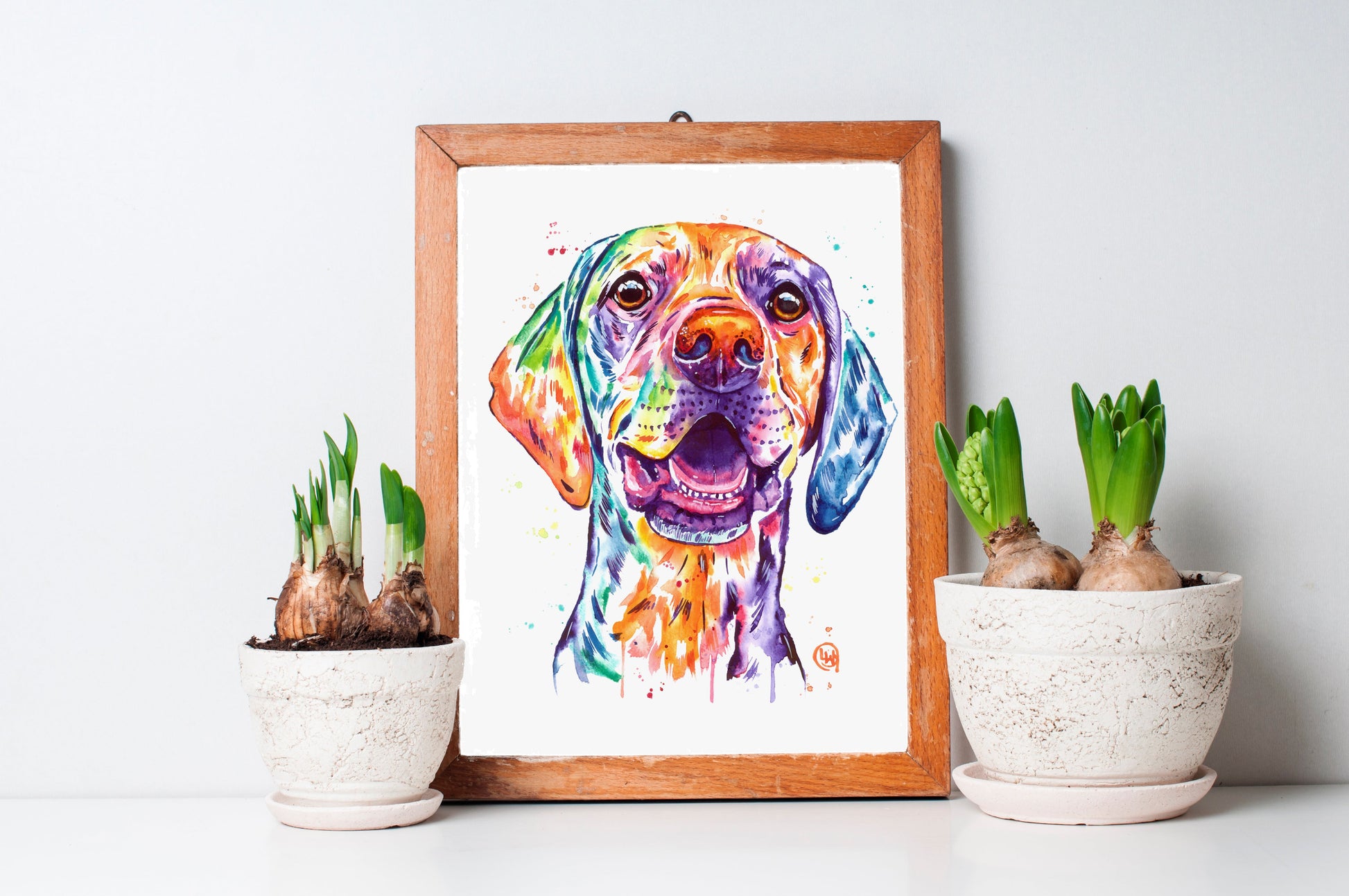 Vizsla Art Print - 3