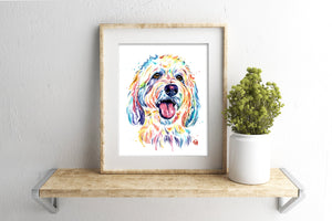 Goldendoodle Painting - 1