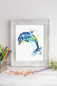 Dolphin Art Print - 4