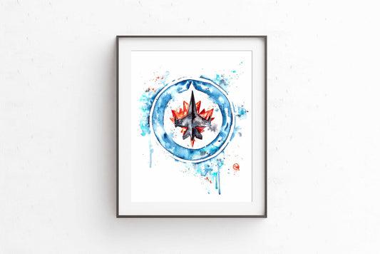 Winnipeg Jets Logo Art - 0