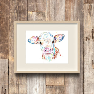 Calf / Baby Cow Art Print - 3