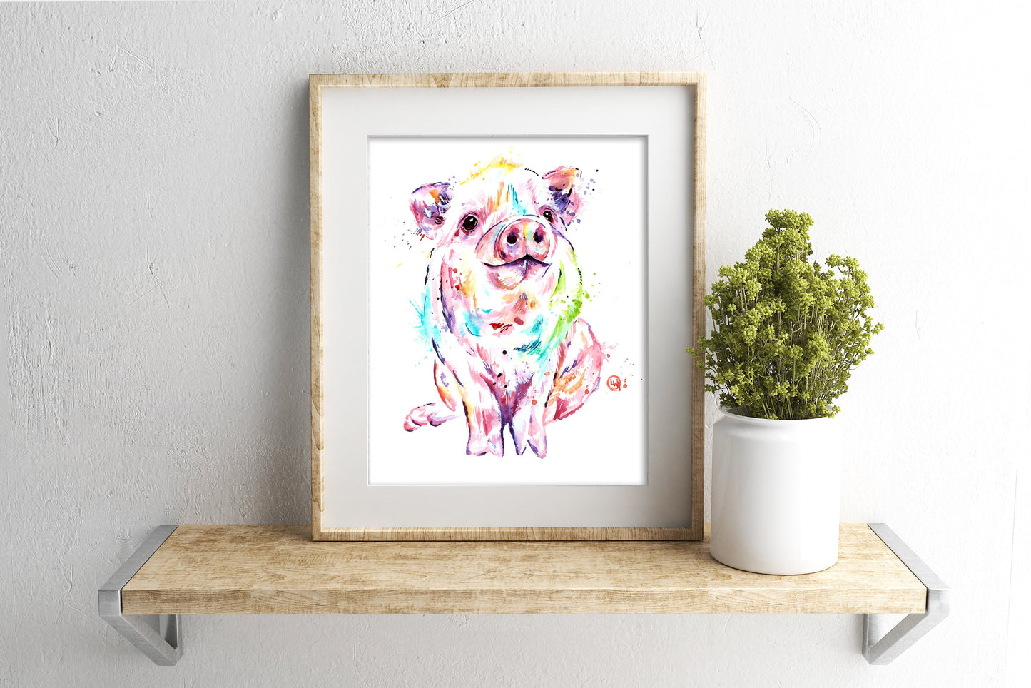 Cute Pig Painting - 1