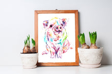 Cute Pig Painting - 4