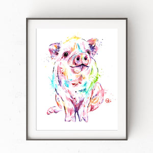 Cute Pig Painting - 0