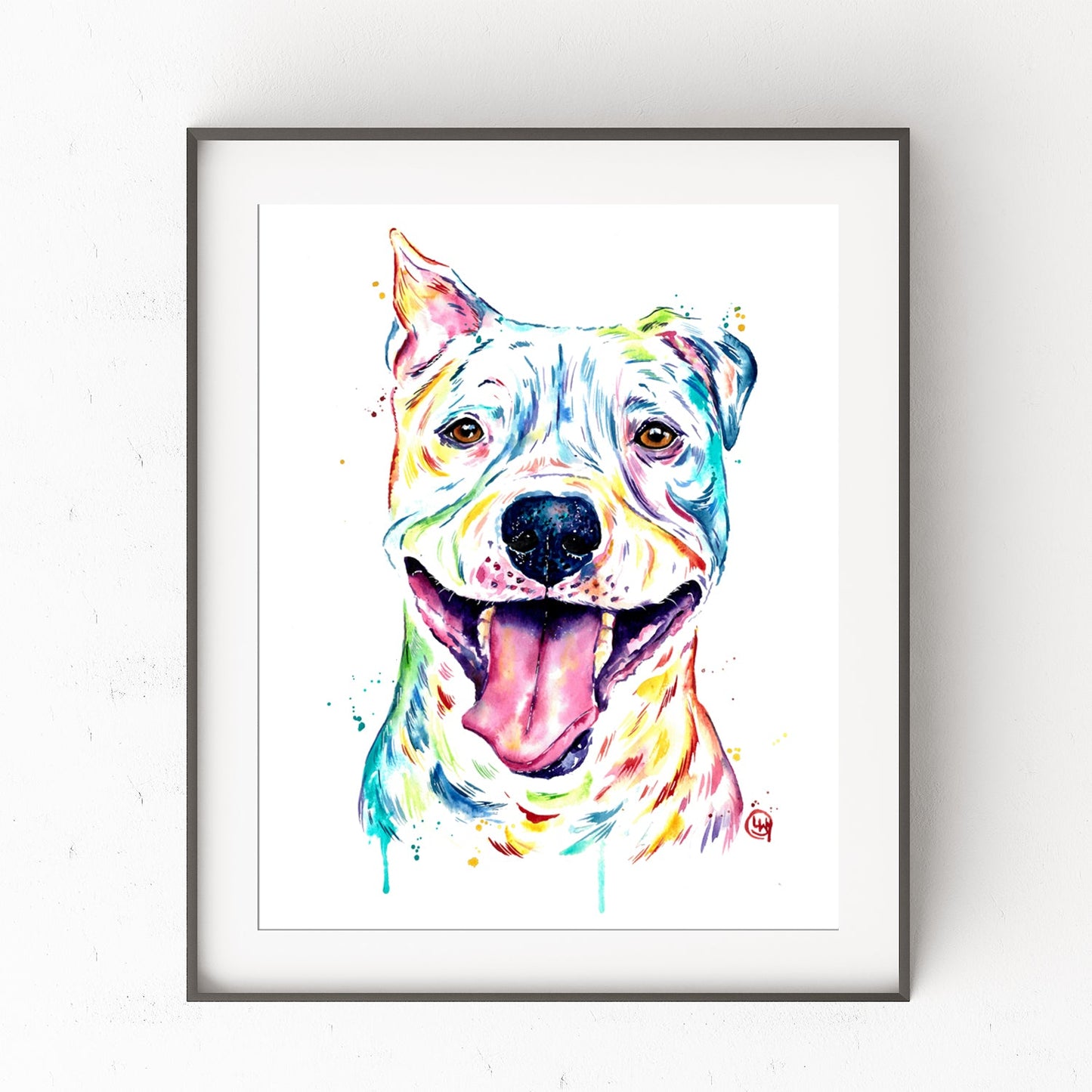 Happy Pit Bull - 0