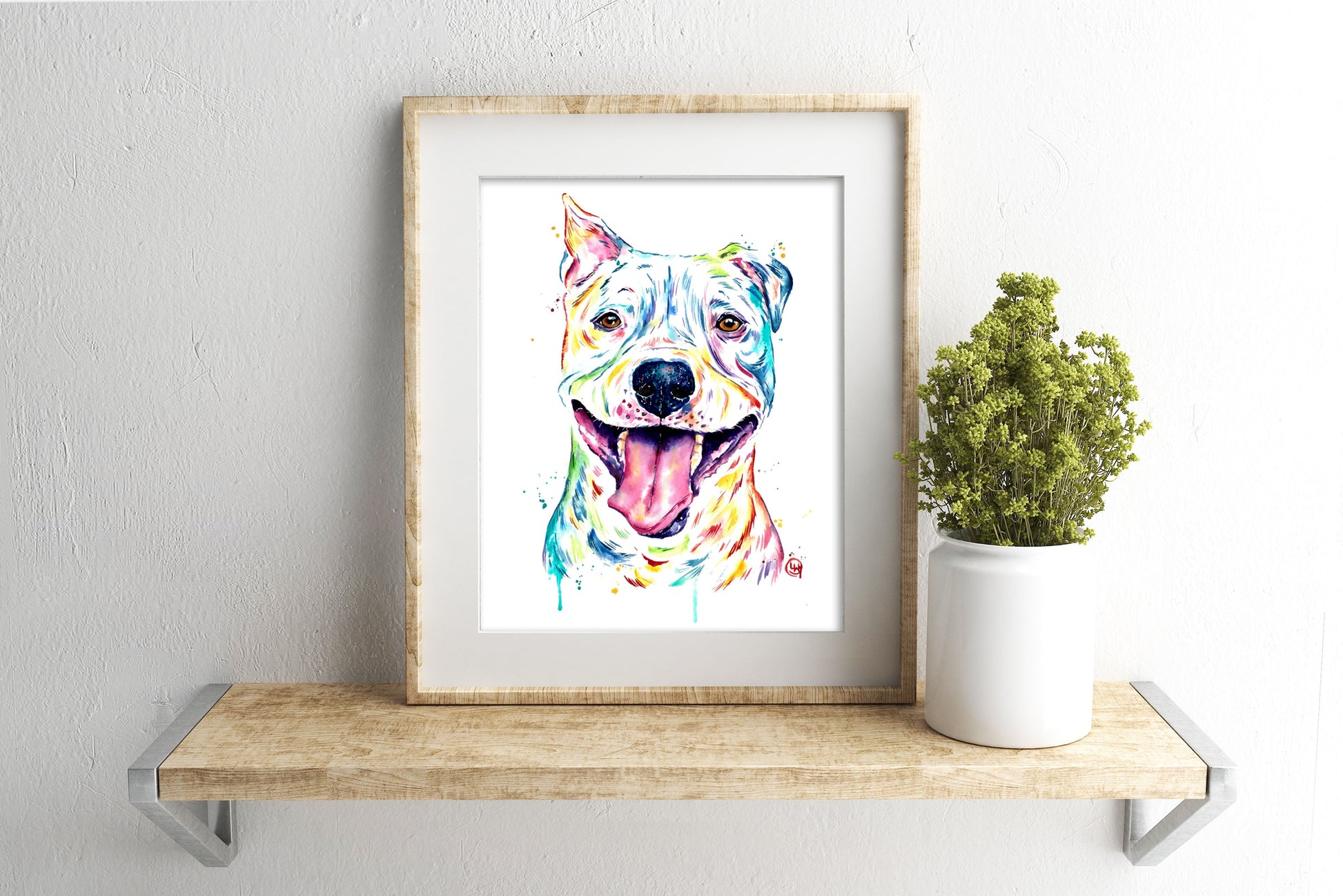Happy Pit Bull - 1