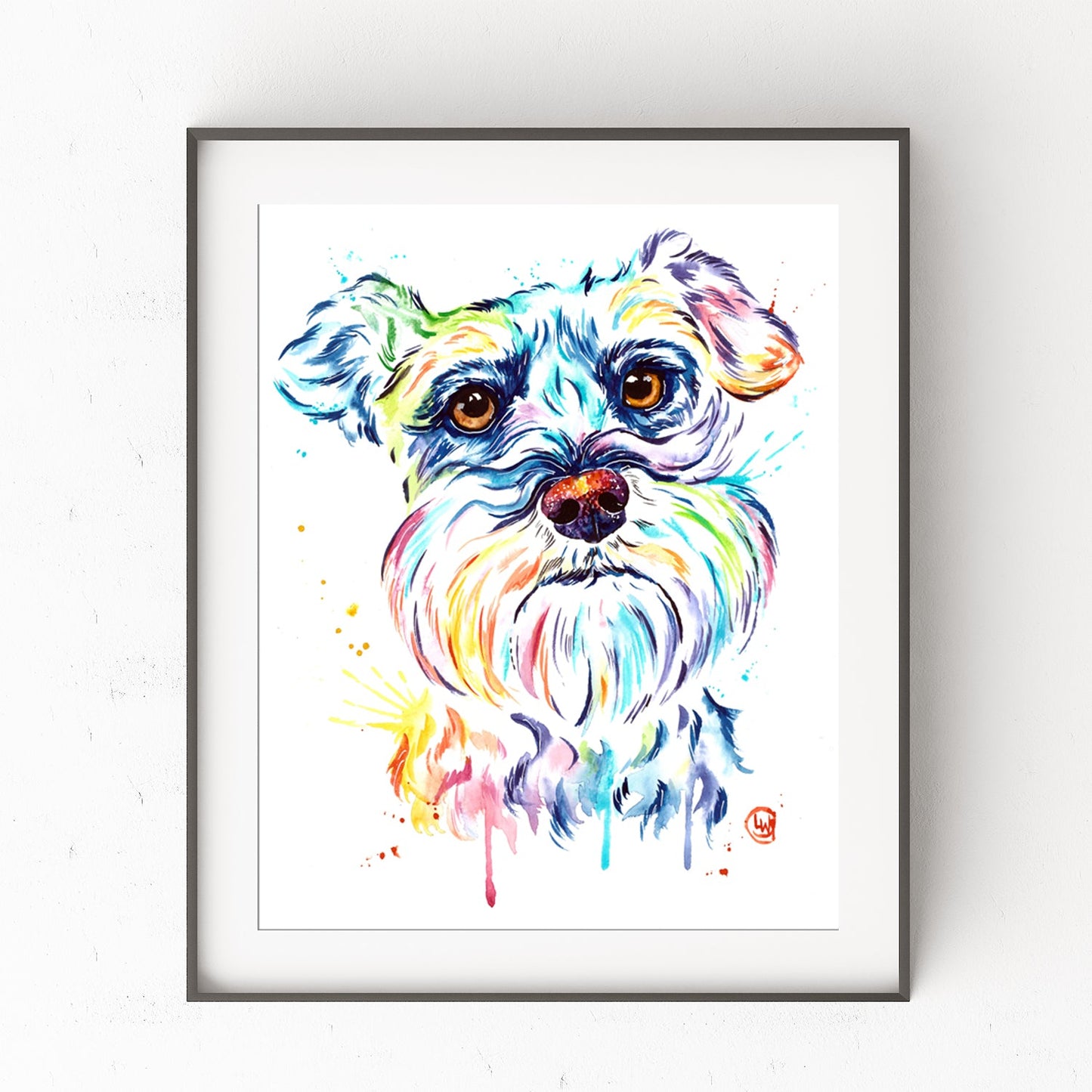 Schnauzer Painting - 0