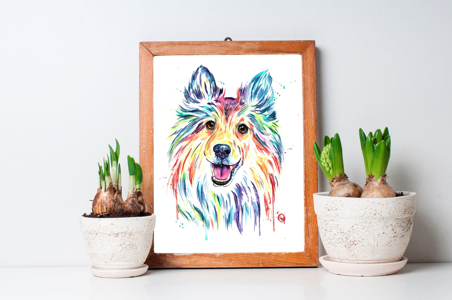 Sheltie Painting - 2