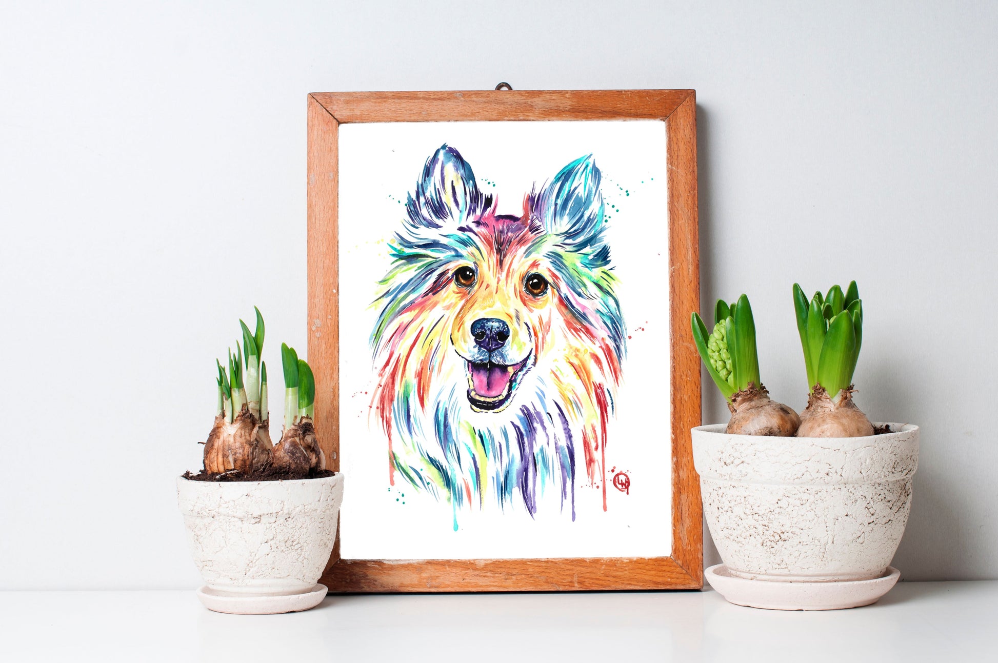 Sheltie Painting - 2