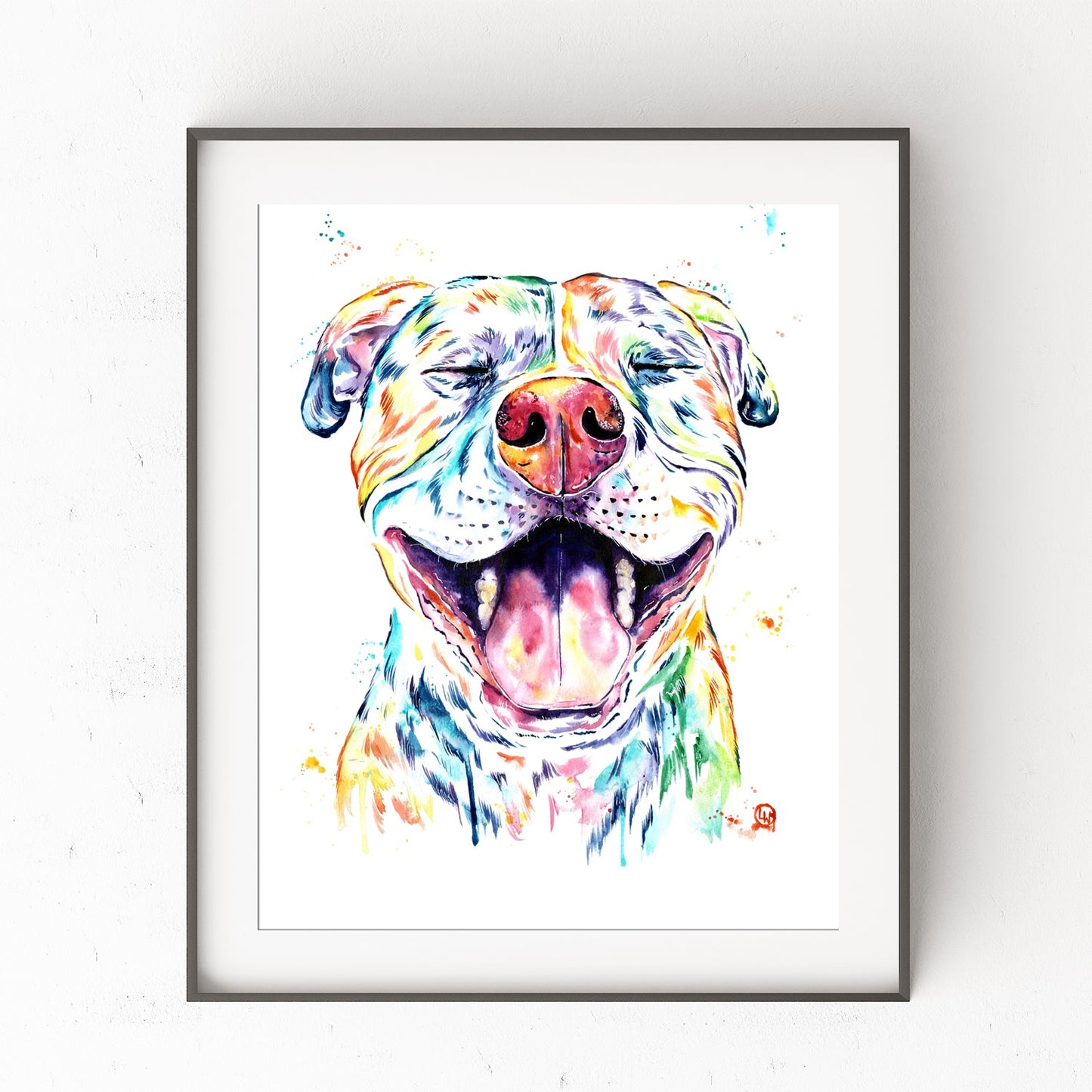 Pit Bull Painting - 0