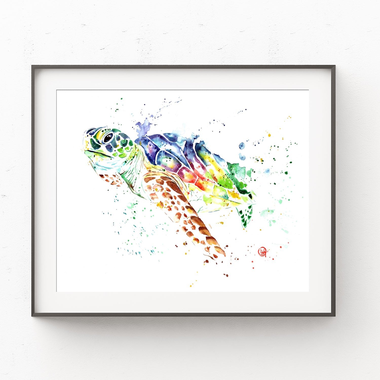 Turtle Art Print