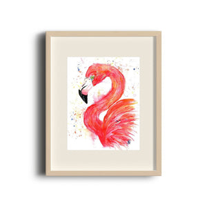 Flamingo Watercolor Art - 4