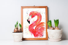 Flamingo Watercolor Art - 5