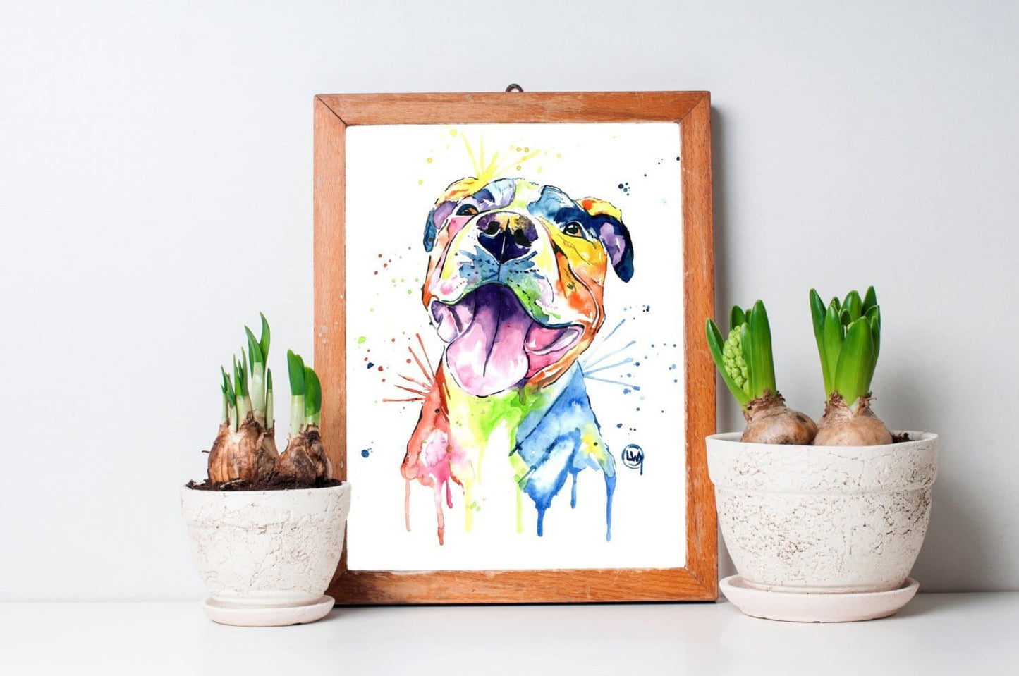 Pit Bull Pet Portrait - 3