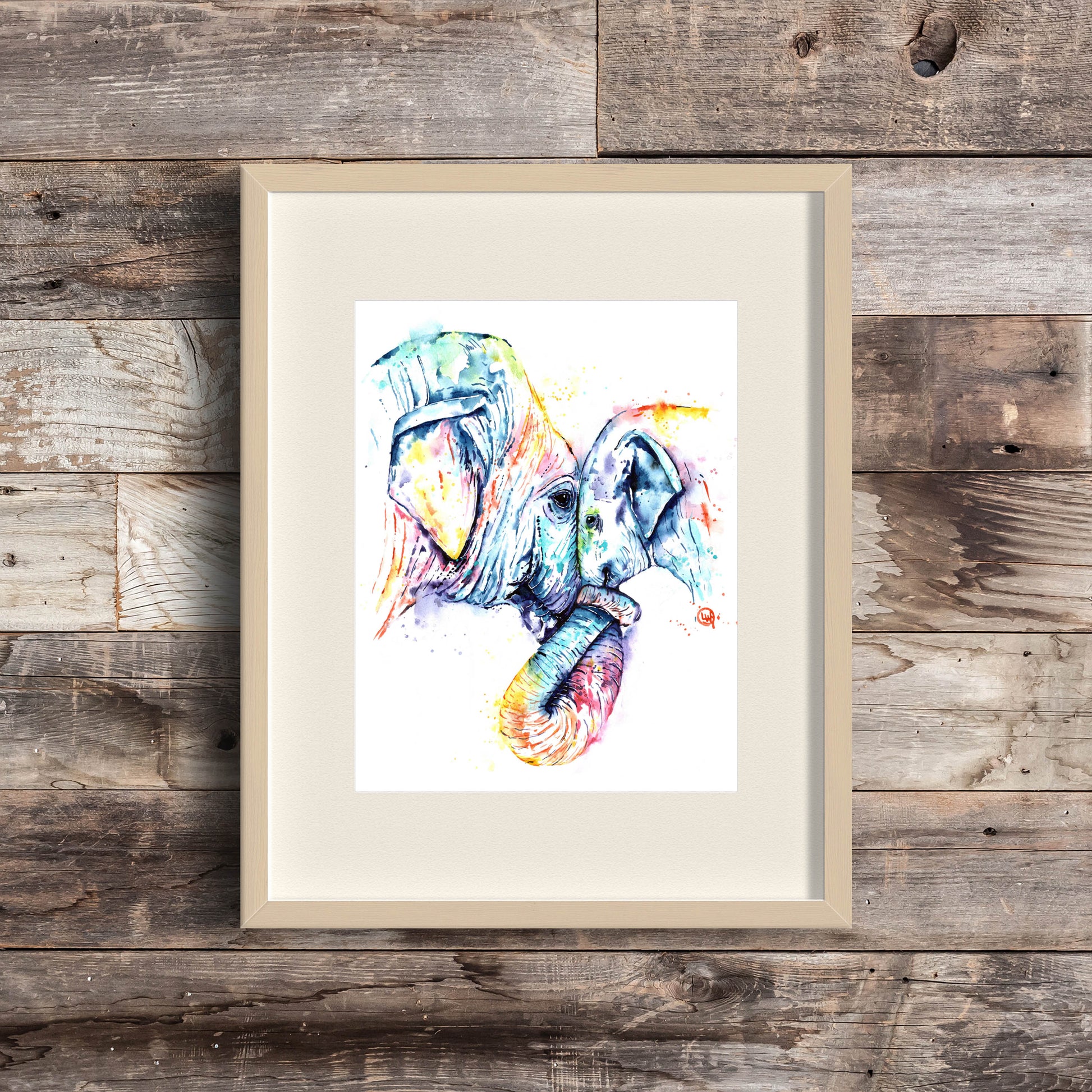 Elephant Painting For A Nursery - 9