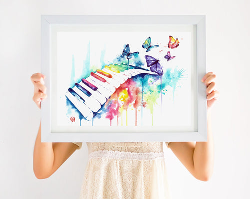 Colorful Piano Picture