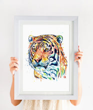 Tiger Watercolor Art - 5