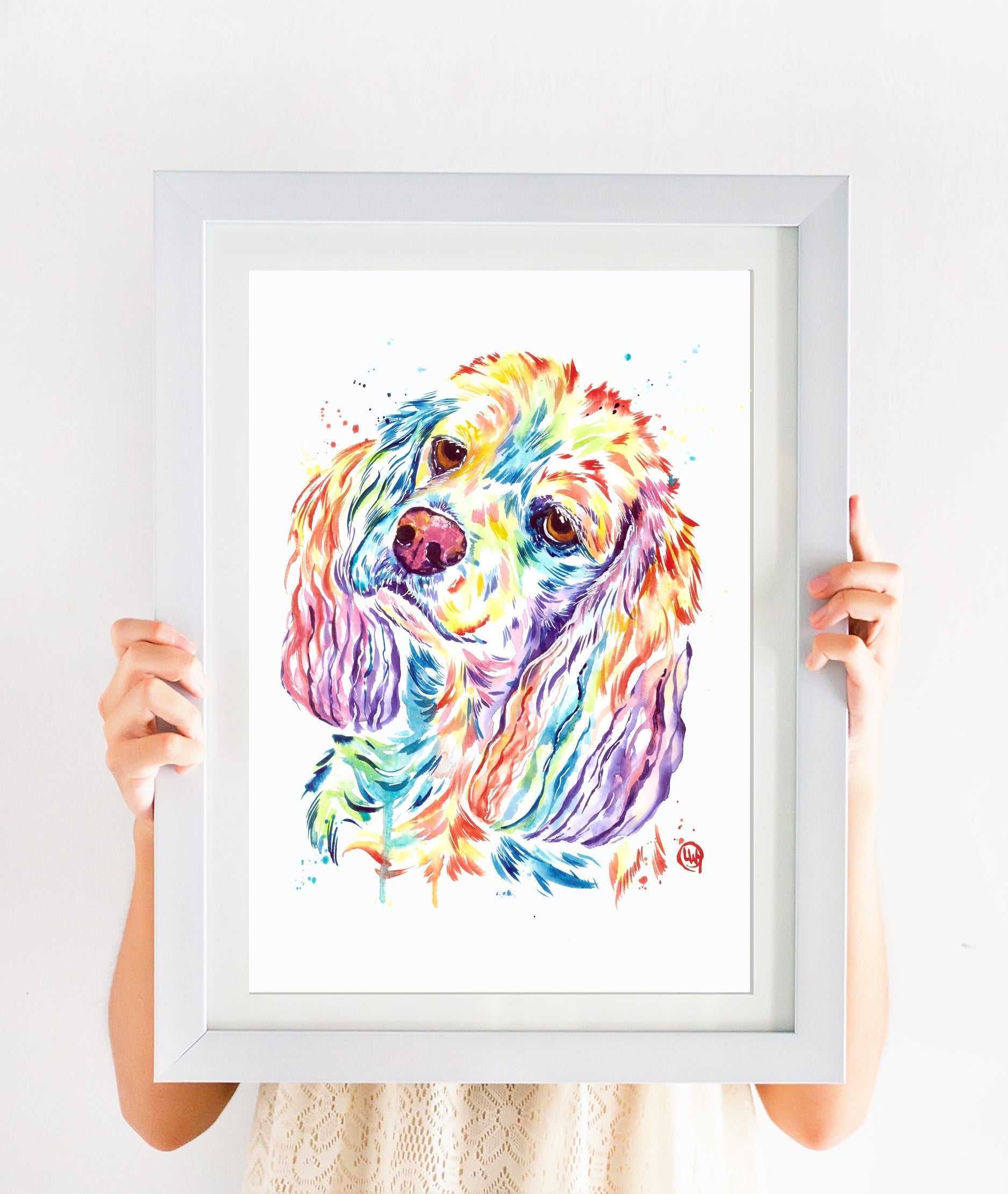 Cocker Spaniel Painting - 7