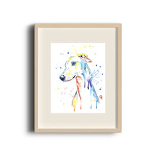 Greyhound Watercolor Painting - 1