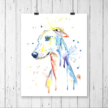 Greyhound Watercolor Painting - 0