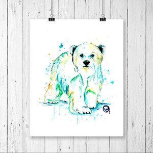polar bear cub art - 1