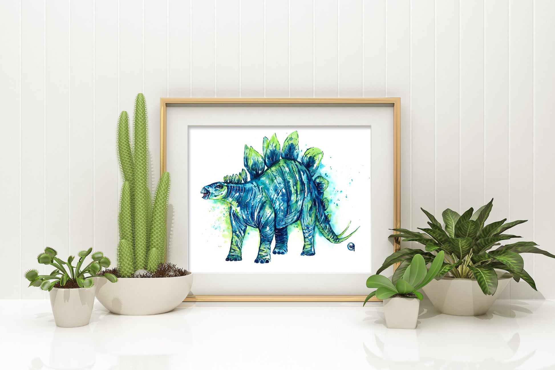 Stegosaurus Art Print - 3