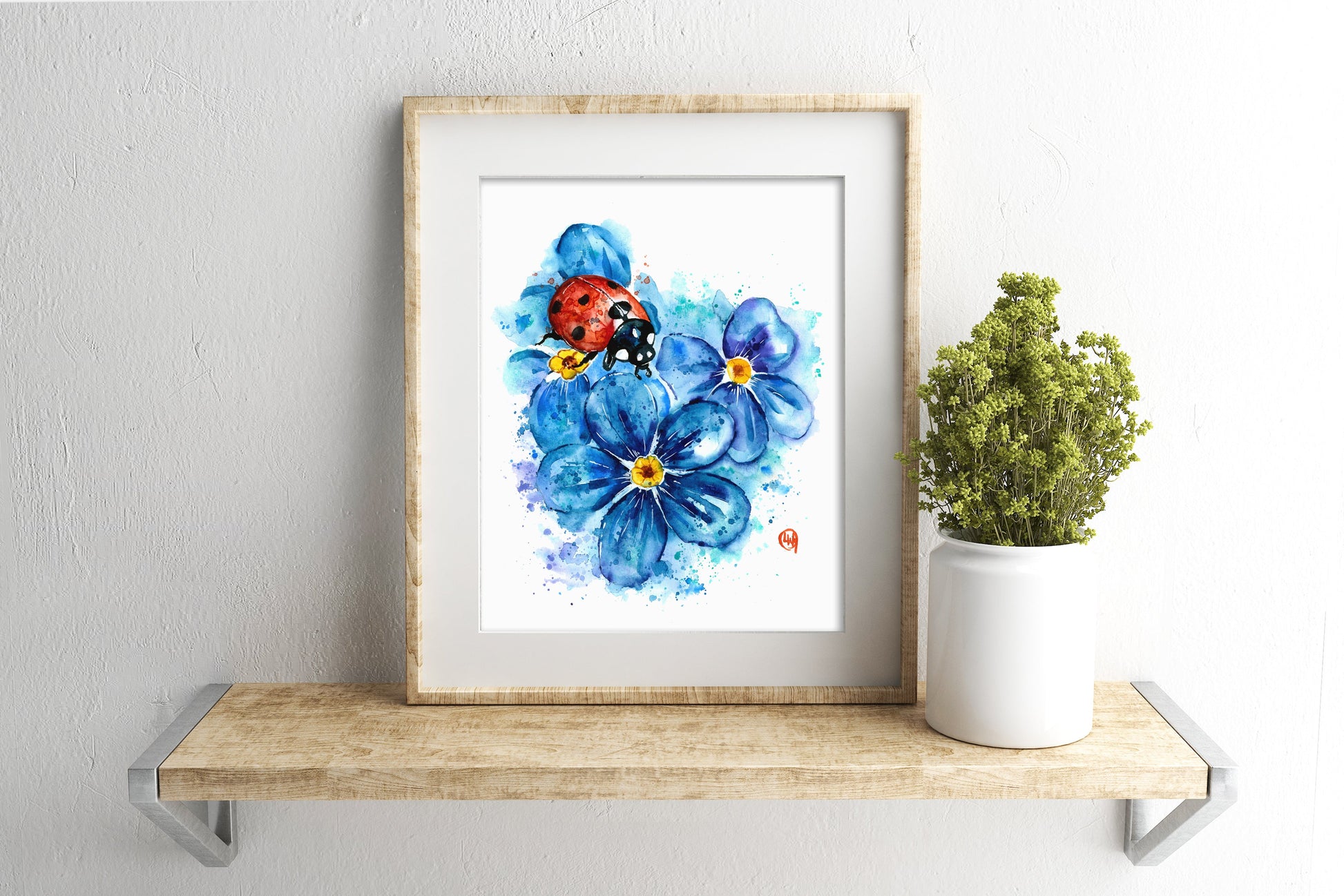 Ladybug Watercolor - 6