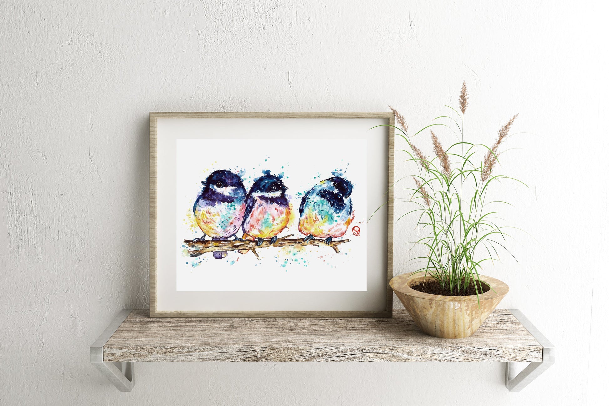 Chickadee Painting - 5