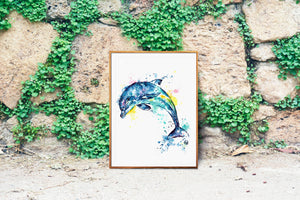 Dolphin Art Print - 5