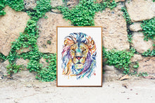 Lion Watercolor - 5