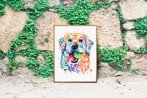 Colorful Dog Art - 11