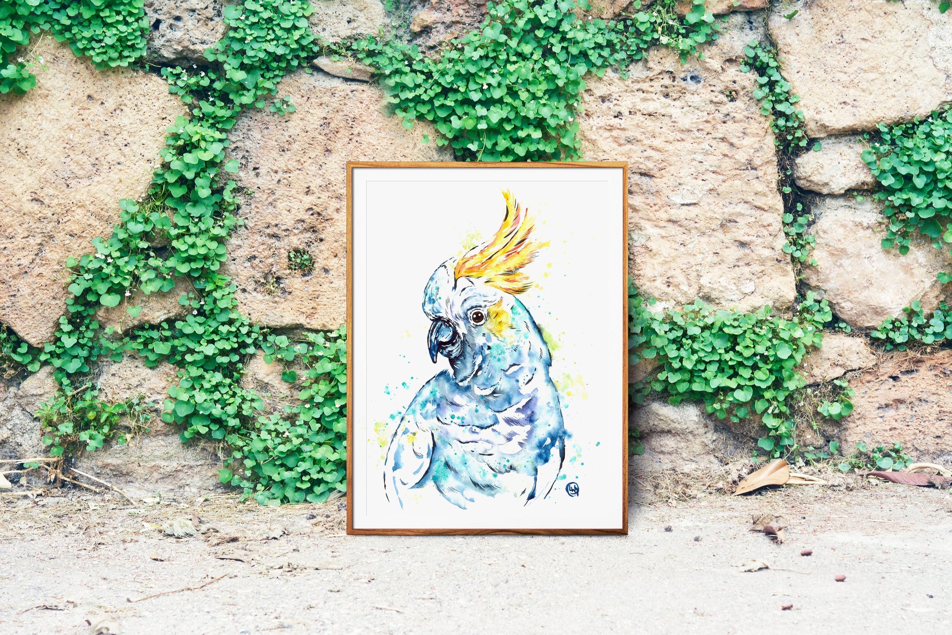 Cockatoo Watercolor Painting - 6