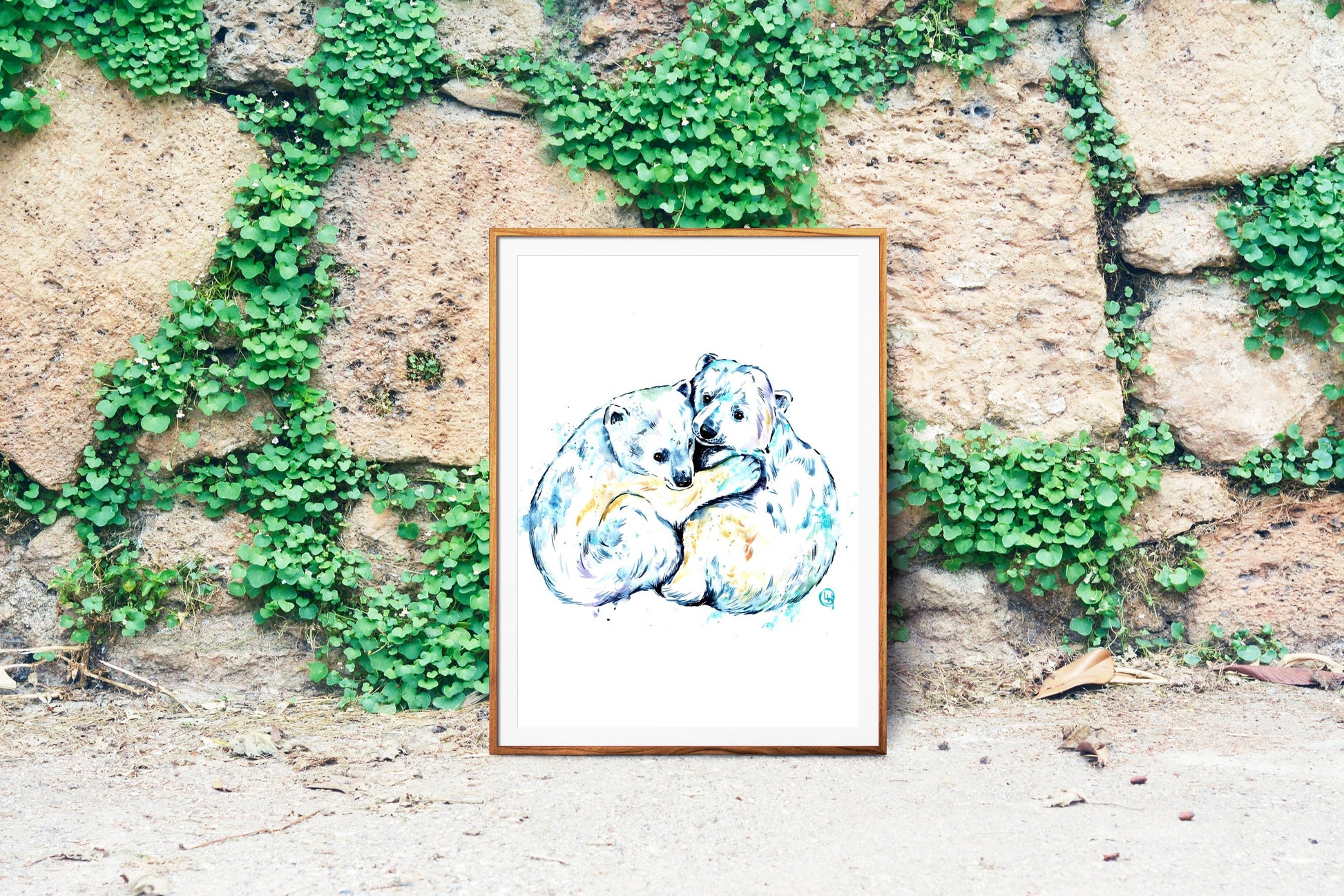 Polar Bear Cub Art - 1