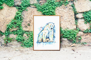 Polar Bear Painting - 1